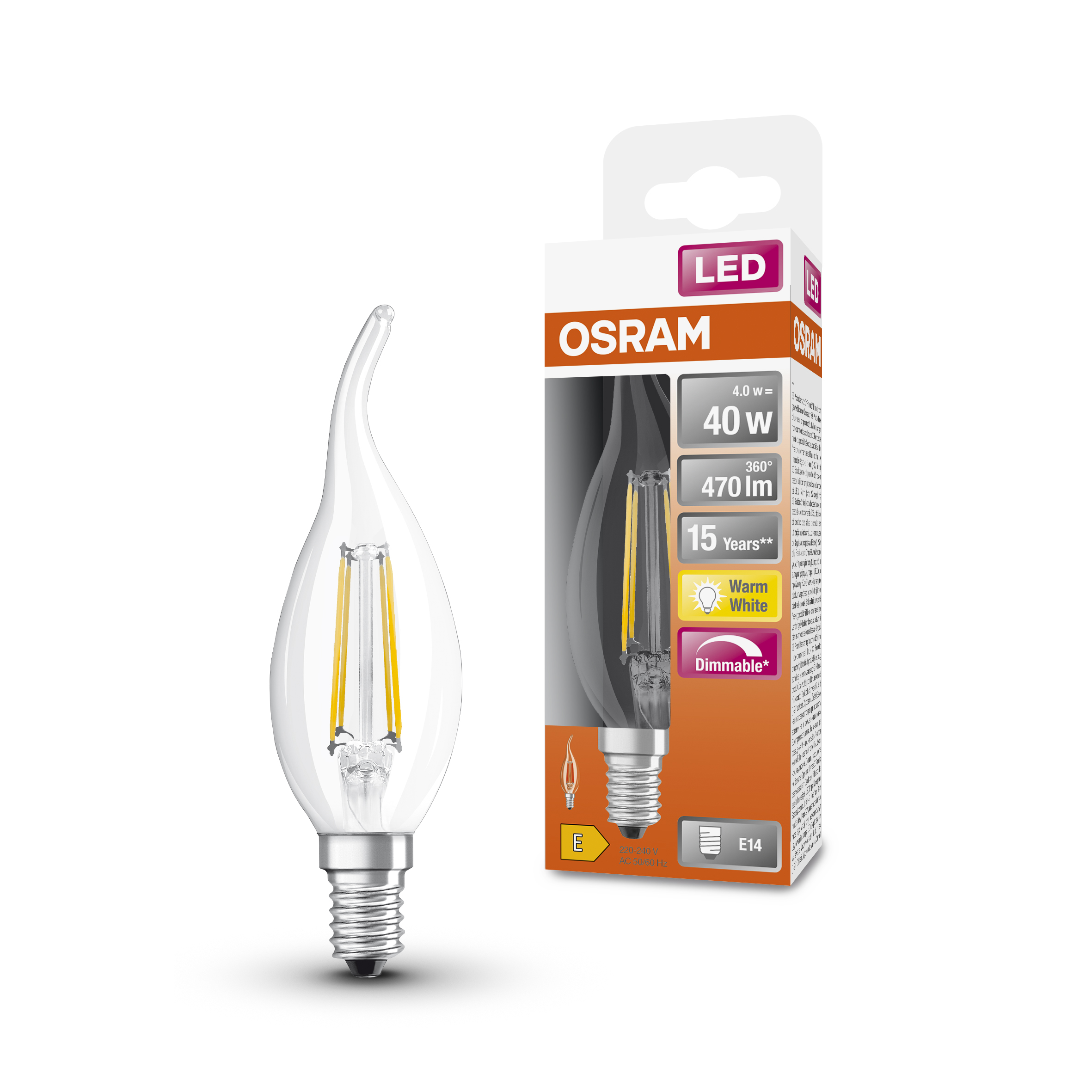 E14 bulb 40 watt deals